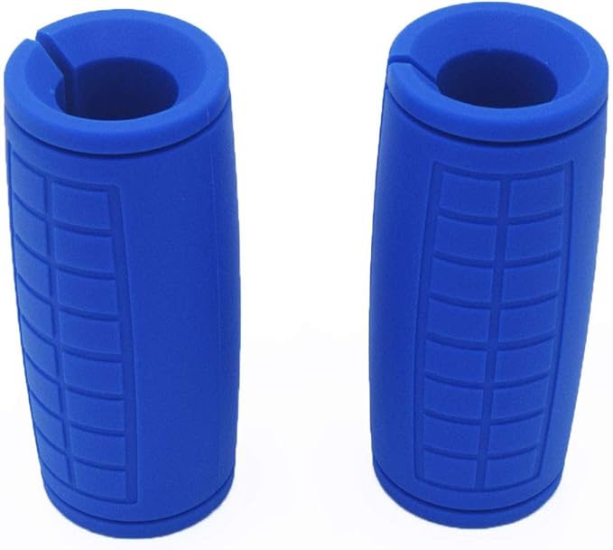 qibylift Dumbbell Handles Grips, Firm Rubber Barbell Grips Fit for Standard Barbell - Dumbell Handles, Silicone Rubber Barbell Grips for Weight Lifting Cable Attachments & Fitness Training