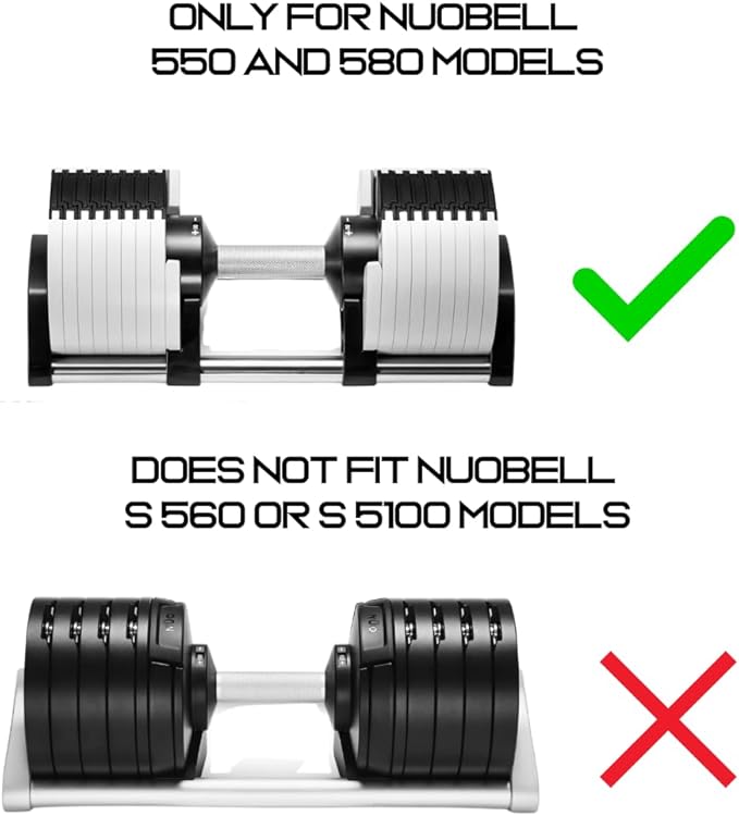 Micro Gainz 1.25LB Magnetic Weight Attachment for Nuobell Style Adjustable Dumbbells, Choose 2 or 4 Piece Magnetic Weight Plates, Ideal for Micro Loading Dumbbells, Made in USA