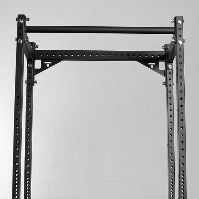 Titan Fitness T-3 Series 42" Crossmember with Gussets, 2" x 3" Stabilizer Bar Power Rack Connector, Laser Cut Holes for Accessory Attachment, Strength Training in Commercial, Home Gyms