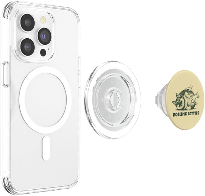 Rolling Fatties German Shepherd Funny Cute German Shepherd PopSockets PopGrip for MagSafe