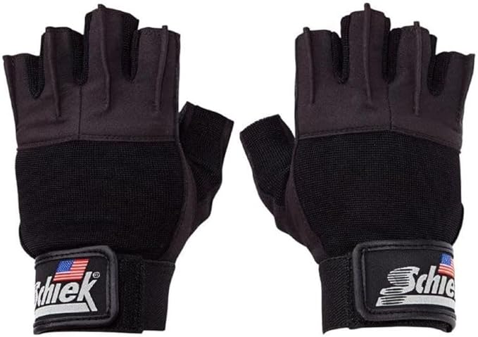 Schiek Sports 530 Platinum Lifting Gloves with Gel Pad - Amara Leather Weightlifting Gloves for Women and Men