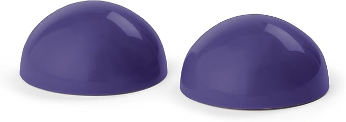 OPTP Half Balls (Pair) - No-Roll Half Ball Set for Stretching and Massage, Plantar Fasciitis Relief, and Muscle Tension in The Back, Legs, Feet and Body