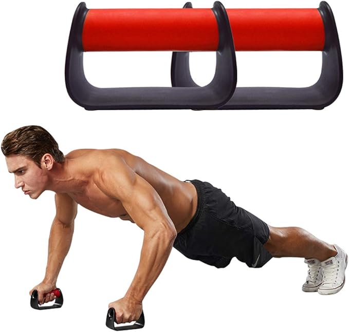 Feishibang Pushup Claw for Dielen Tragbare Push Up Bars for Menschen Fitness Home Workout Geräte, Farbe Rot