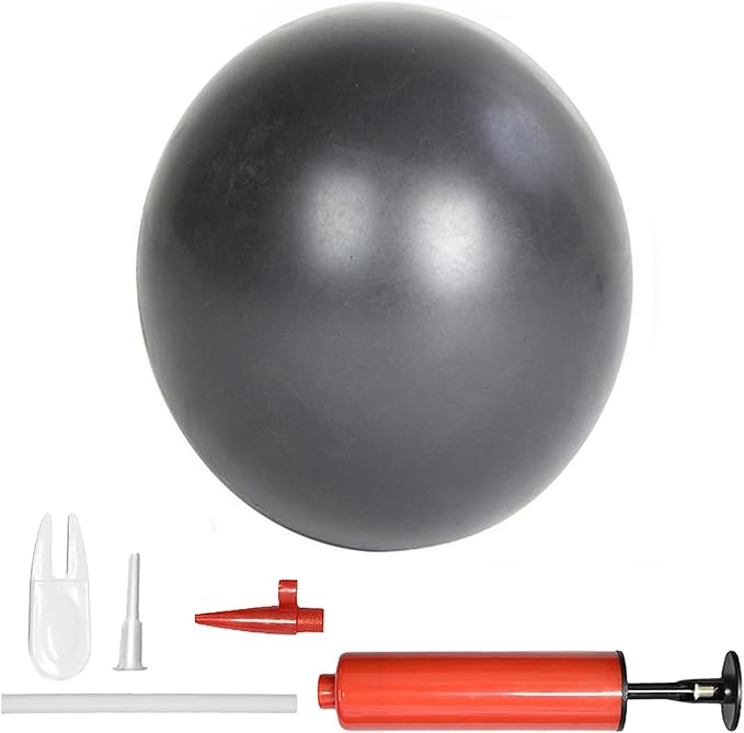 Mini Pilates Exercise Yoga Ball, 9 Inch Small Inflatable Exercise Yoga Ball,Core Training and Physical Therapy Equipment, with Pump