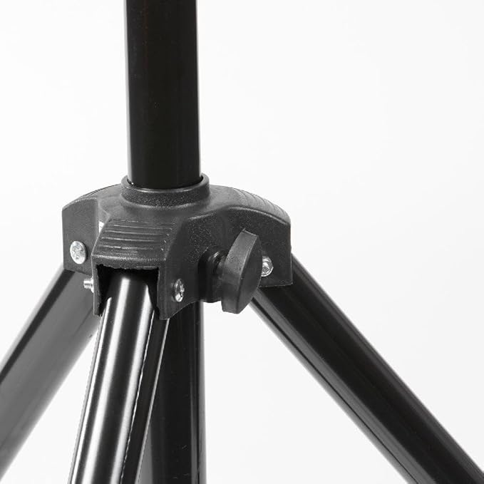 Titan Fitness Tripod Timer Stand for 2-Sided Gym Timer with Remote, Adjusts 2.5-6.5-feet, Black