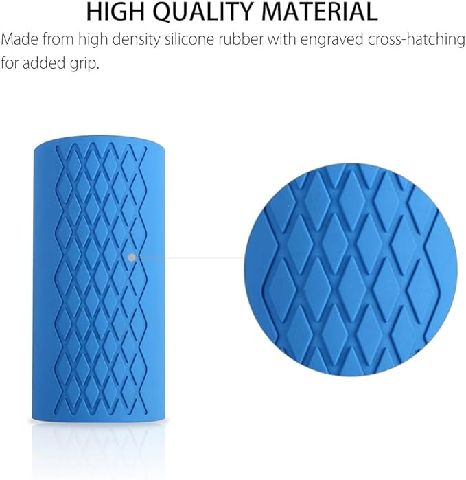 Grip Fat Bar For Intensive Workout, High Density Silicone Thick Bar Grips Non-Slip Protective Pad For Fitness, Weightlifting, Ergonomic Design, Suitable For Powerlifting