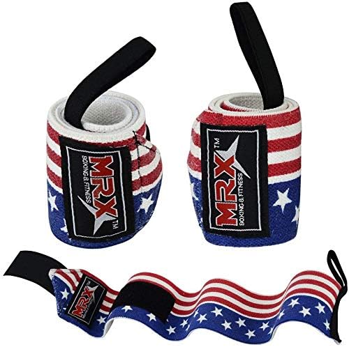 MRX Weight Lifting Gym Training Wrist Wraps for Wrist Support Bodybuilding Workout Wrap Men/Women