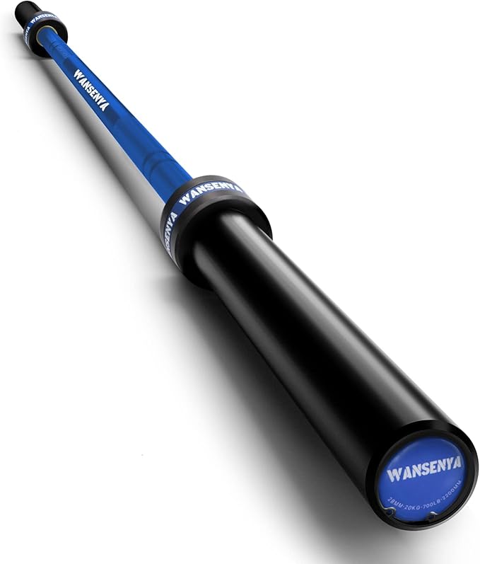 7FT Olympic Barbell 45lb,28MM 2 Inch Olympic Bar for 500/700lbs Capacity with No. 45 Steel,Olympic Weight Bars for Lifting,CrossFit,Bench Press,Deadlift,Squats,Strength Training bars