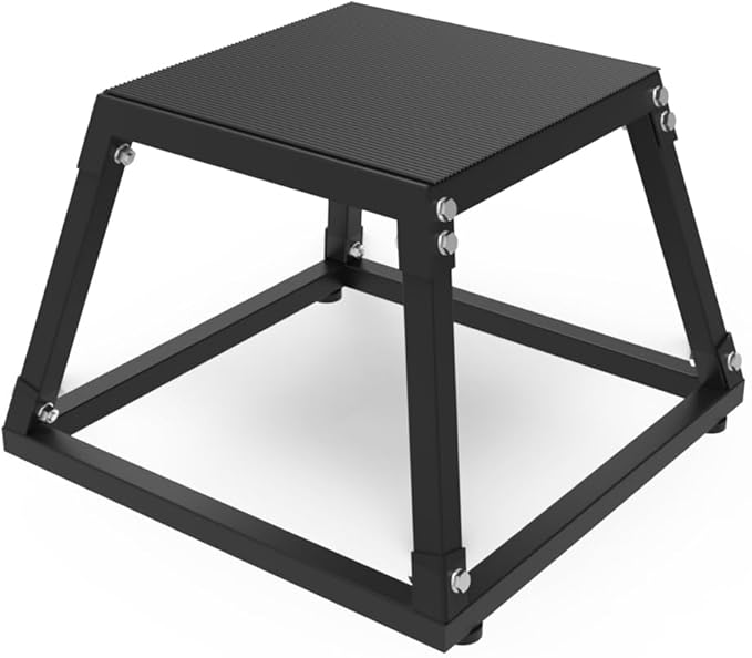 Hipicute Plyo Box Jump Platforms, 12/18/24/30 Inch Single and Set Plyometric Jumping Box for Men and Women for Home Gym