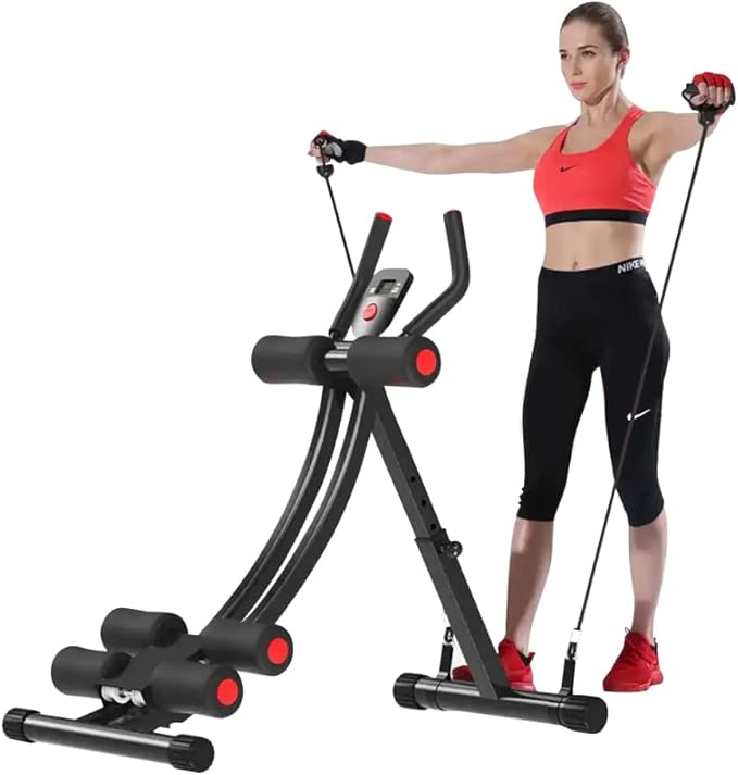 Fitlaya Fitness Core & Abdominal Trainers AB Workout Machine Home Gym Exercise Machine Ab Cruncher Foldable Fitness Equipment