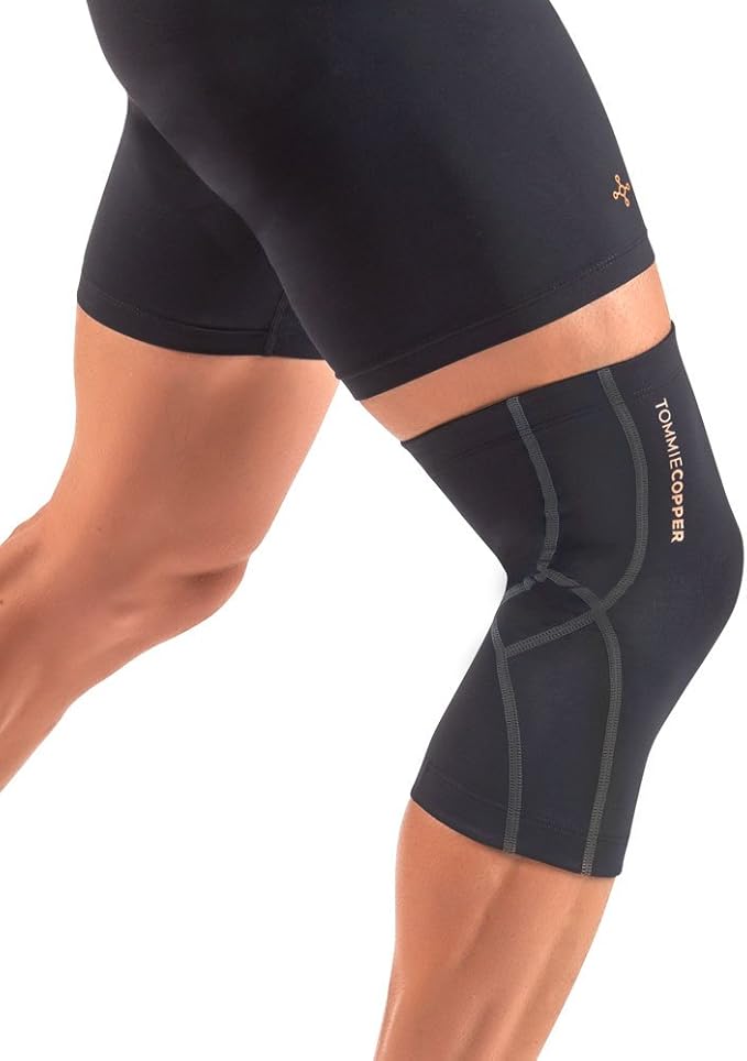 Tommie Copper Performance Compression Knee Sleeve l Knee Brace for Joint Support l Men and Women