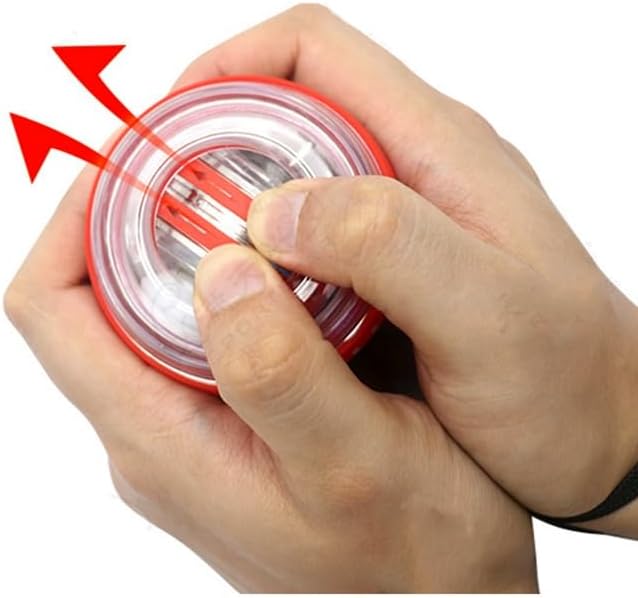 Wrist Exerciser – Auto-Start Gyro Ball Hand Strengthener for Forearm, Wrist & Grip Training. Portable Forearm Trainer for Home, Office, Gym.