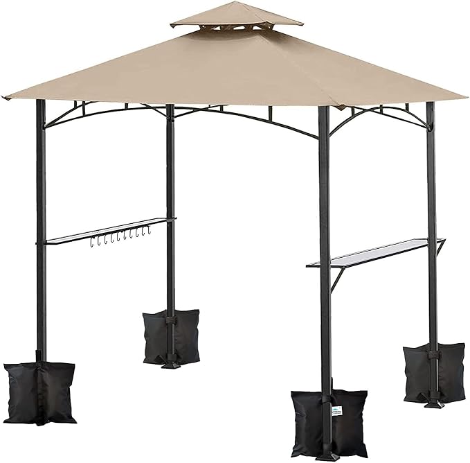 Ontheway Sand Bags for Canopy Tent, Heavy Duty Weights Sandbags, 4pcs-Pack (Black)