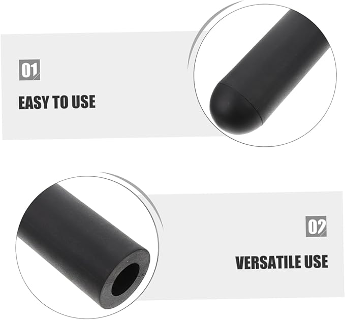 GANAZONO Gym Clip Barbell Weight Grips Bars Adapter Dumbbell Handle Sleeve Barbell Rod End Cover 200mm