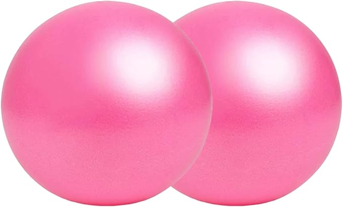 Exercise Ball, 9 Inch PVC Pilates Ball, for Physical Therapy, Yoga and Core Training