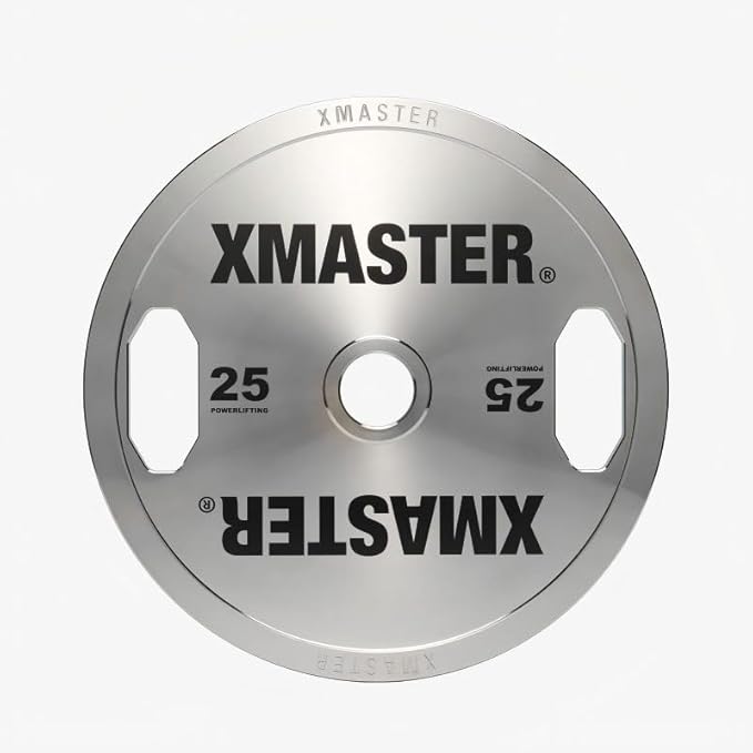 XMASTER FITNESS Hand Grip Chrome Steel Plates