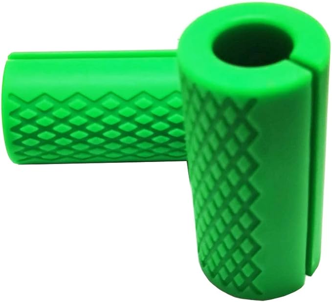 qibylift Pull Up Thick Bar Adapter, Weight Grip Bar Fit for Standard Barbell - Dumbbell Handle Grips, Silicone Rubber Barbell Grips for Weight Lifting Cable Attachments & Fitness Training