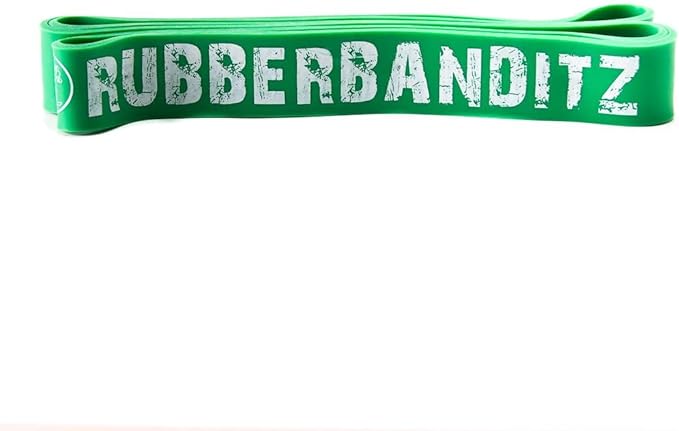 Rubberbanditz Extra Thick Booty Bands - for Glutes and Legs Workouts - Includes eGuide for Women - Mini Loop Exercise Band Engages HIPS, Thighs, Butt, and Abs - 5 Mini Resistance Band Sizes 5-100 lbs