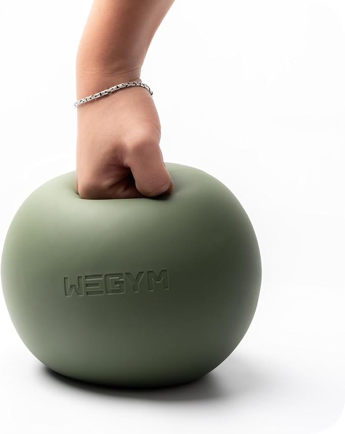 WeGym Pilates Ball 7.87 inch with Pump, Slip Resistant Exercise Ball, Mini Yoga Ball Core Strength, Workout at Home Gym
