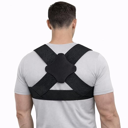 Posture Corrector for Women and Men - Lightweight Upper Back Brace Posture Corrector for Neck Shoulder & Back Pain Relief Under Clothes - Invisible Shoulder Support Brace Improve Posture Correct Hunchback Slouching