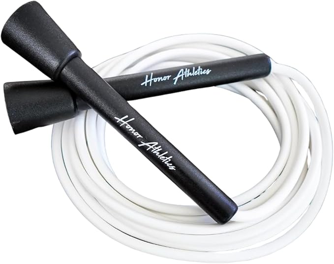 HONOR ATHLETICS Speed Rope, Skipping Rope - Best for Double Under, Boxing, MMA, Cardio Fitness Training Condition - Jump Rope
