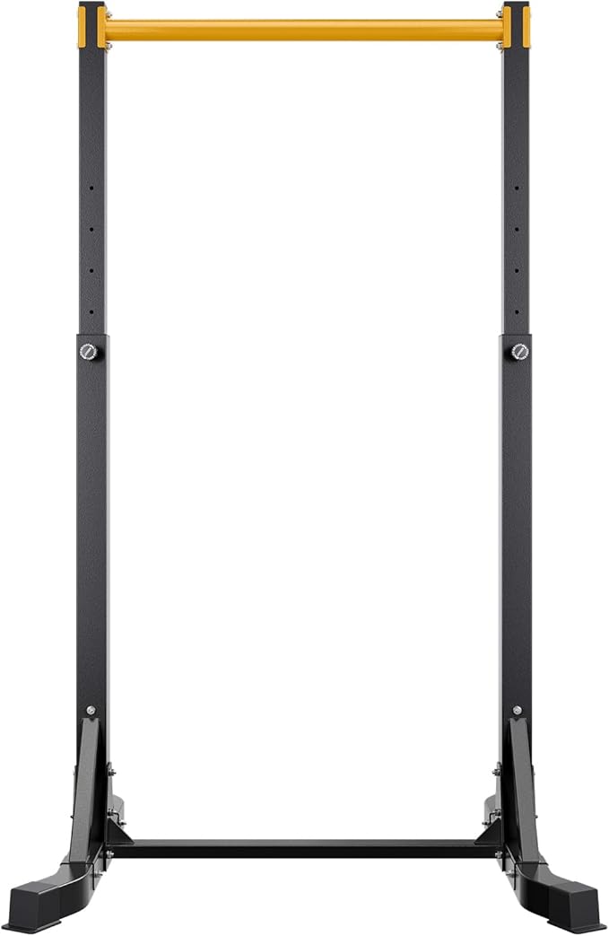 VEVOR Pull Up Bar, 330LBS Capacity Portable Pullup Bar Station, Pullup Bars Free Standing with H-Frame Structure & Heavy-Duty Steel Tube, 8 Level Height Adjustment Gravity Fitness for Arms Back Chest