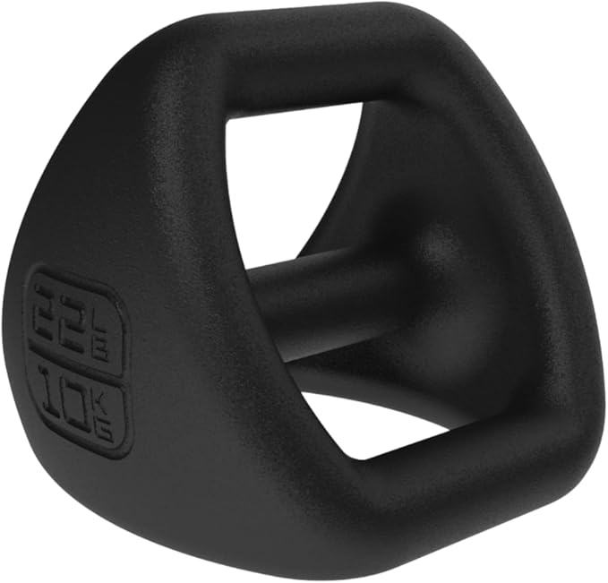 TRX YBell Pro Series 3-in-1 Dumbbell, Kettlebell and Push Up Stand Workout Equipment | Commercial Grade Powder Coated Surface | Perfect for Strength Training & Conditioning Workouts