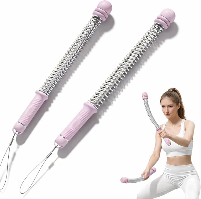 Portable Cordless Training Rope - Full-Body Workout Equipment for Home Gym, HIIT, and Travel-Pink