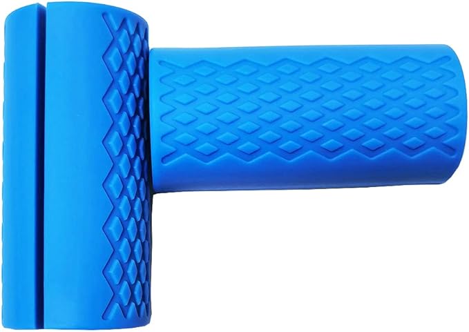 qibylift Pull Up Thick Bar Adapter, Weight Grip Bar Fit for Standard Barbell - Dumbbell Handle Grips, Silicone Rubber Barbell Grips for Weight Lifting Cable Attachments & Fitness Training