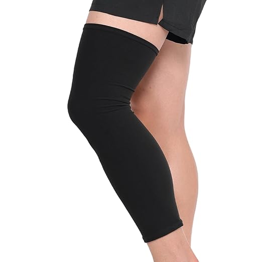 Orthomen Knee Brace Undersleeve Closed Patella Knee Compression Comfortable Knee Sleeve for Under Brace Breathable Leg Sleeves for Men & Women Protects Skin from Abrasions and Irritations (XXL)