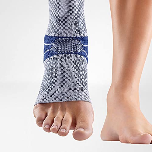 Bauerfeind - MalleoTrain - Ankle Support Brace - Helps Stabilize the Ankle Muscles and Joints For Injury Healing and Pain Relief - Right Foot - Size 5 - Color Titan