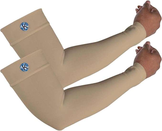 Arm Compression Sleeves for Men and Women, Athletic, Sports, Muscle, Joint, Elbow Support