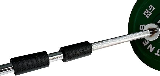 qibylift Pull Up Thick Bar Adapter, Weight Grip Bar Fit for Standard Barbell - Dumbbell Handle Grips, Silicone Rubber Barbell Grips for Weight Lifting Cable Attachments & Fitness Training