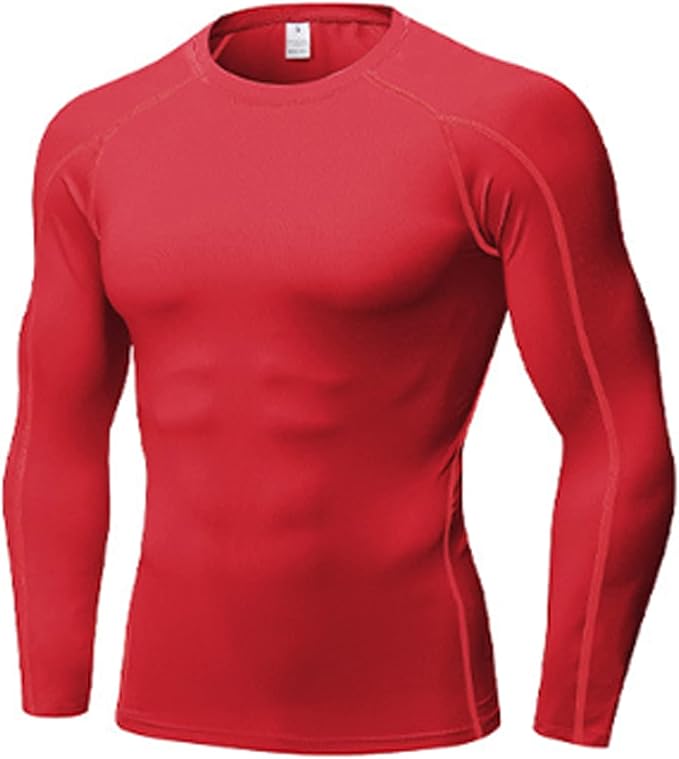 SPVISE 1 or 3 Pack Men's Compression Shirts Long Sleeve Workout Gym T-Shirt Running Top Cool Dry Sports Baselayer Undershirts