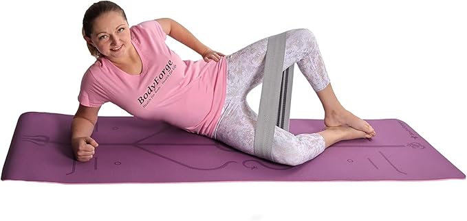 BodyForge Resistance Bands for Working Out, 3 Booty Bands for Women Men Fabric Elastic Bands for Exercise Bands for Legs Bands for Working Out Hip Thigh Glute Bands Set & with Carry Bag & Manual