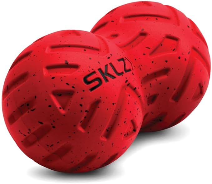 SKLZ Massage Balls - Physical Therapy Ball for Myofascial Release, Trigger Points, Deep Tissue Massages, Pain Relief, Warm Up and Recovery. (Dual Soft, 2.5-inch, 5-inch, Dual High Density)