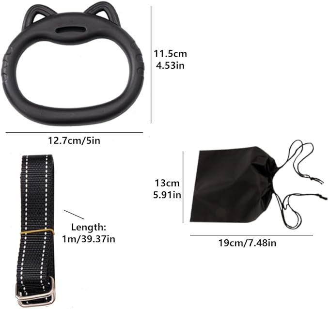 Gymnastics Rings Set for Kids, Professional Children's Trapeze Bar Pull Up Rings with Straps Playground Home Gym Ring with Drawstring Bag for Physical Training