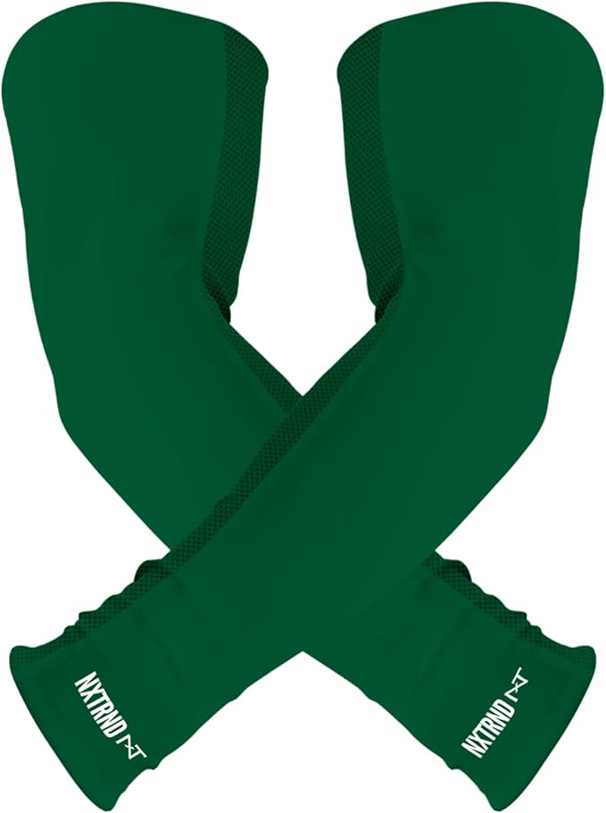 1 Pair Nxtrnd Compression Arm Sleeves for Men, Breathable Football, Basketball, Baseball Accessory, Adult & Kids