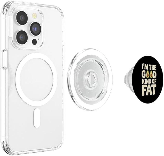 I'm The Good Kind of Fat Food Avocado Healthy - PopSockets PopGrip for MagSafe