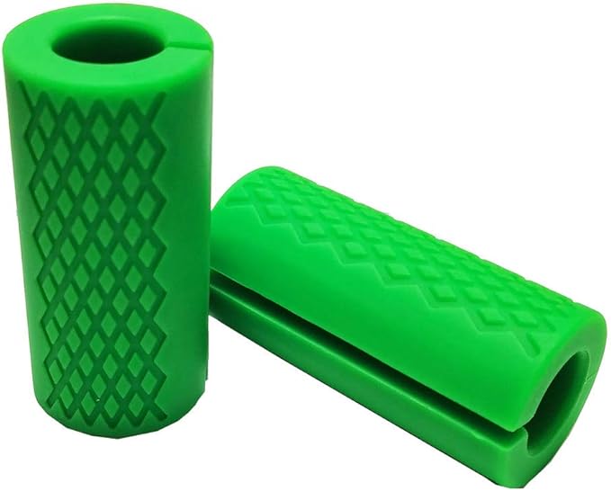 qibylift Pull Up Thick Bar Adapter, Weight Grip Bar Fit for Standard Barbell - Dumbbell Handle Grips, Silicone Rubber Barbell Grips for Weight Lifting Cable Attachments & Fitness Training