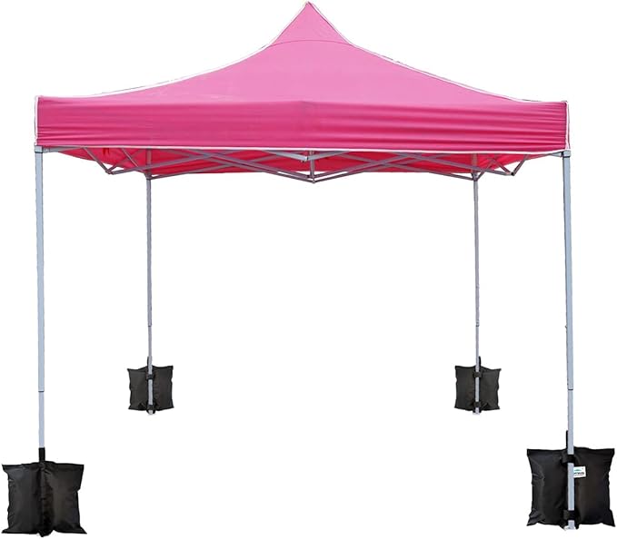 Ontheway Sand Bags for Canopy Tent, Heavy Duty Weights Sandbags, 4pcs-Pack (Black)
