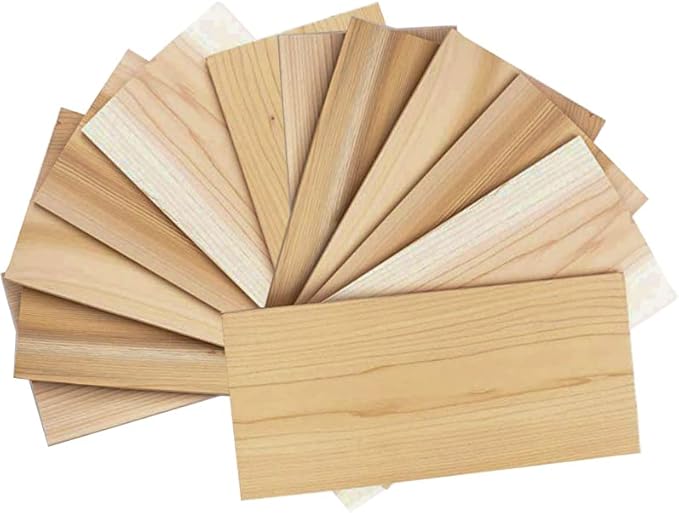 Grill Gourmet Cedar Grilling Planks - 12 Pack