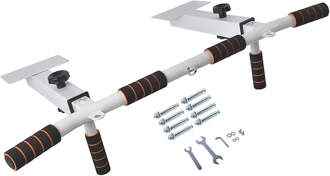 Multifunctional Dip Station for Indoor Home Gym Workout Pull Up Bar 440 lbs Training Equipment Mixizap