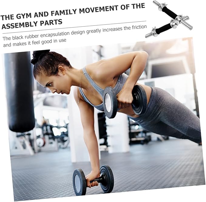 Professional Electroplated Dumbbell Bar Gym Dumbbell Accessory Wide Grip Handle Grip