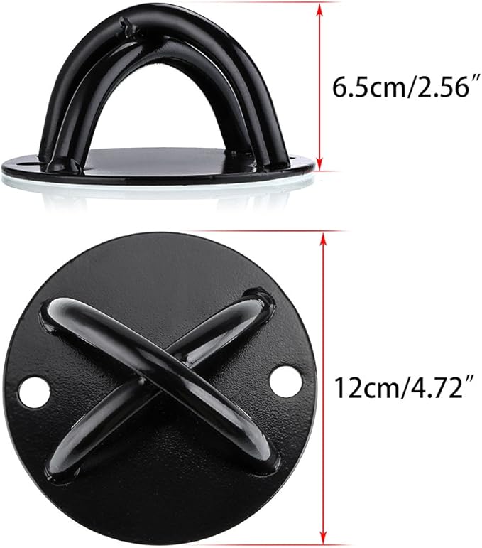 Hipiwe Ceiling Anchor Wall Mount Bracket for Suspension Straps, Gymnastic Rings, Aerial Yoga Swing & Hammock, Resistance Band, Battle Rope