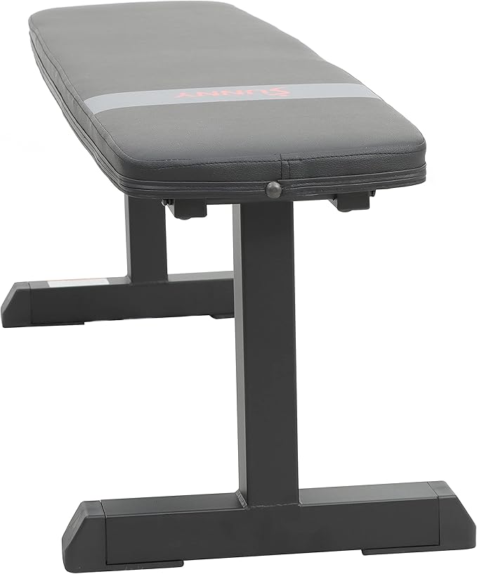 Sunny Health & Fitness Weight Bench for Heavy Duty Workouts, Exercise, Strength Training, Lifting and Home Gyms