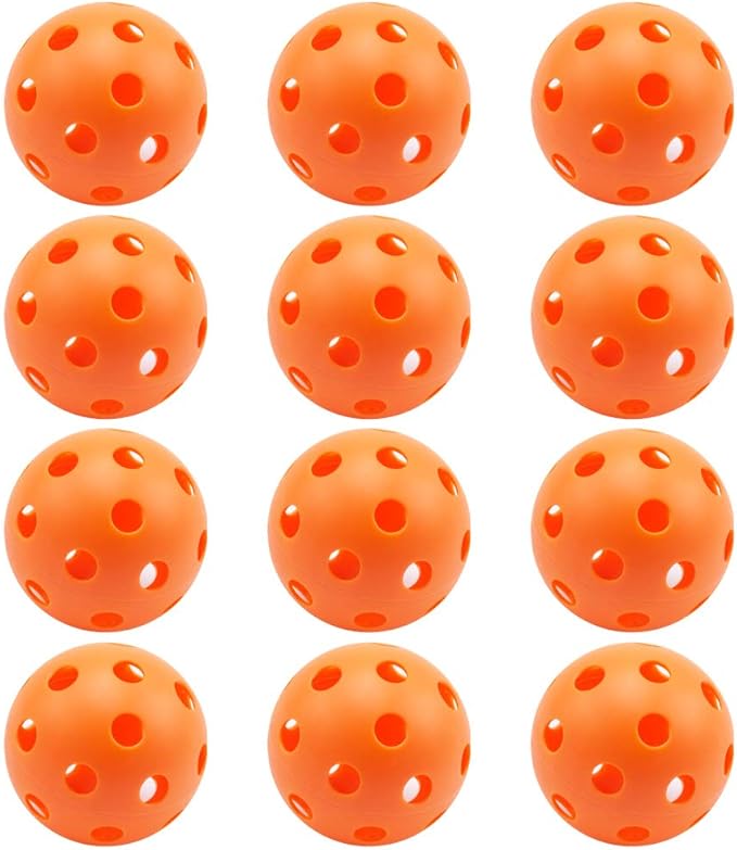 GSE Games & Sports Expert Practice Baseballs, Plastic Baseballs Training, Hollow Airflow Softballs for Pitching, Batting, Catching for All Skill Levels (Several Styles Available)