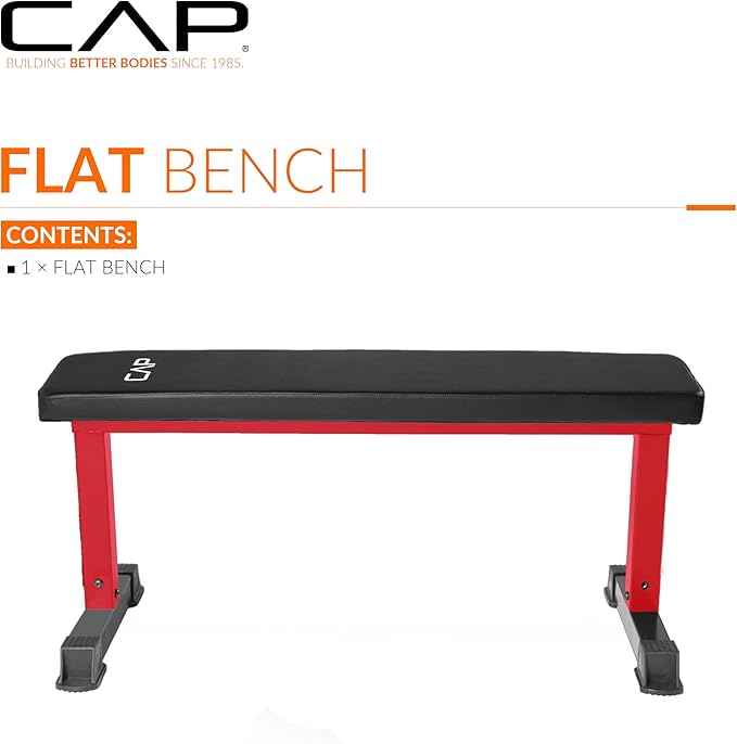 Cap Barbell Flat Weight Bench Color Series