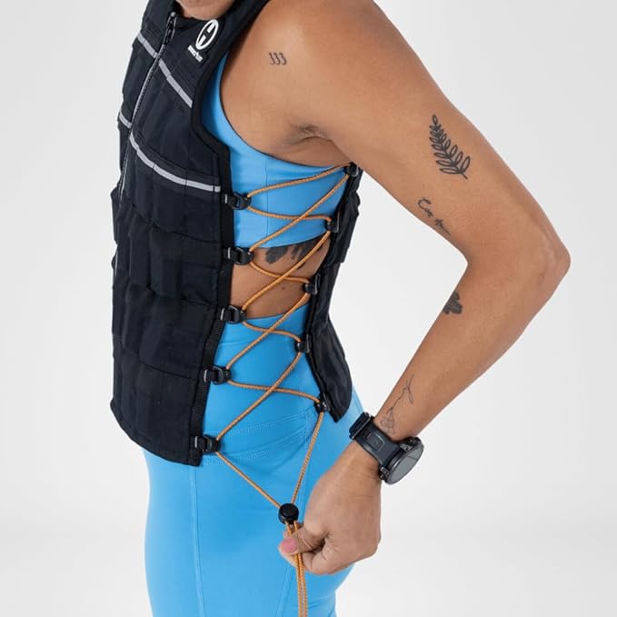 Hyperwear HyperVest ELITE Adjustable Weighted Vest for Women and Men — Thin Steel Weights, Stretch CORDURA Fabric — Weight Vest for Walking, Running, Strength Training