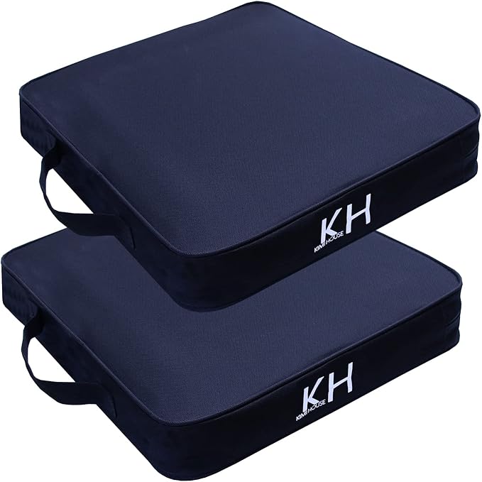 Indoor&Outdoor Chair Cushions, Stadium Seat Cushions for Bleachers, Boat Canoe Kayak Seat, Best for Camping, Bleachers, Sports Events